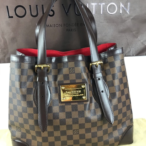 ❤️DISCONTINUED ❤️LOUIS VUITTON TOTE HAMPSTEAD MM - Picture 5 of 16
